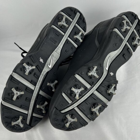 Unworn Nike Durasport II Black Lace Up Golf Cleats Shoes Mens 13 M With Box - Picture 6 of 8